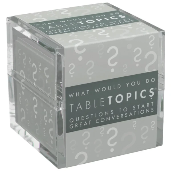 Table Topics Conversation Starter Game - WHAT WOULD YOU DO?